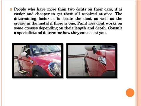 Paintless dent removal Riverside CA | PDR-One - Paintless Dent Repair