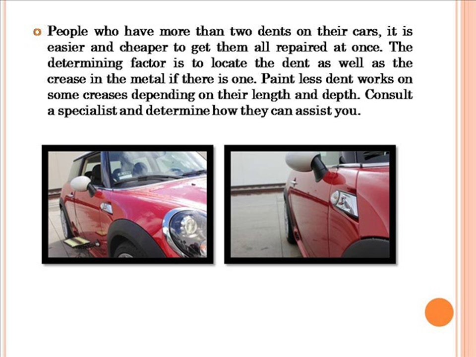 Paintless dent removal Riverside CA | PDR-One - Paintless Dent Repair