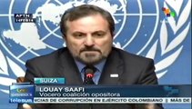 Gobierno de Siria y oposición aplazan acuerdo para la paz