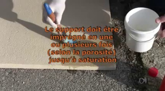 Protection contre graisse huile eau dallage sol carrelage