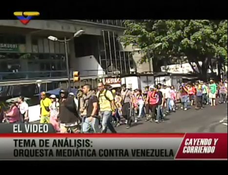 (Vídeo) Cayendo y Corriendo del Día Lunes, 17 de Febrero, de 2014