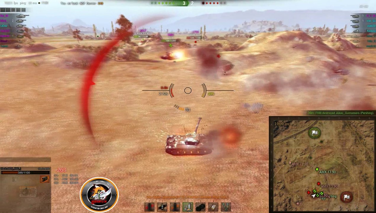 World of Tanks 7vs7 REDFOX VS Gunrunners steppes n°2 [FR]