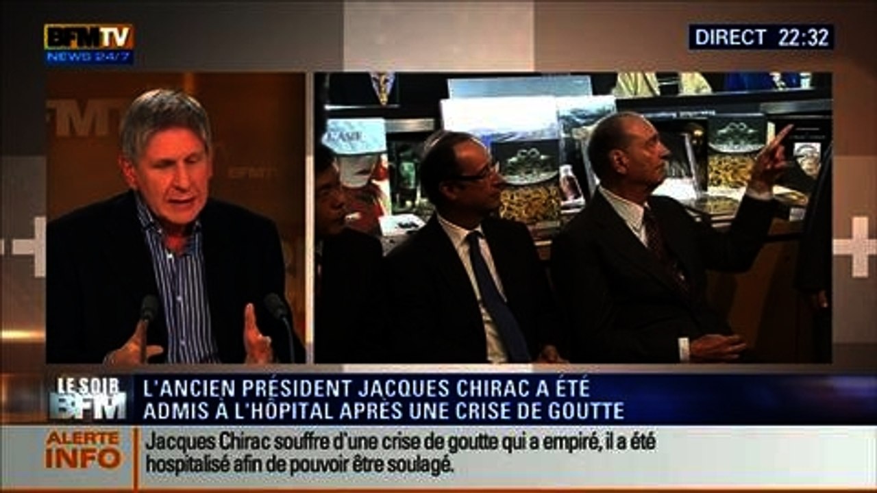 Le Soir BFM: Jacques Chirac hospitalisé à l'hôpital américain de Neuilly-sur-Seine - 17/02 1/6