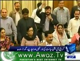 Fight between PPP and MQM ministers in Sindh Assembly