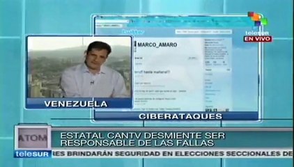 CANTV no es responsable de fallos en Twitter: ministro Fernández