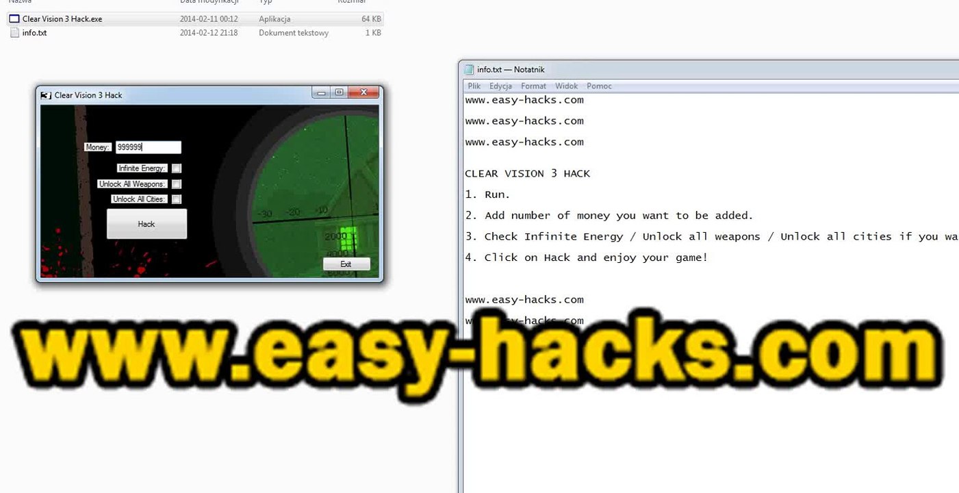 Clear Vision 3 Hack