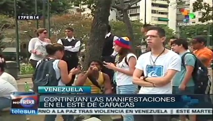 Este de Caracas, foco de protestas de opositores
