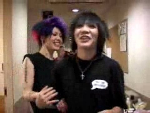 Kai and Miyavi PSC Tour Backstage