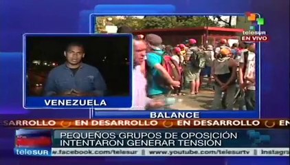 Eventos violentos aislados en Caracas; venezolanos piden paz