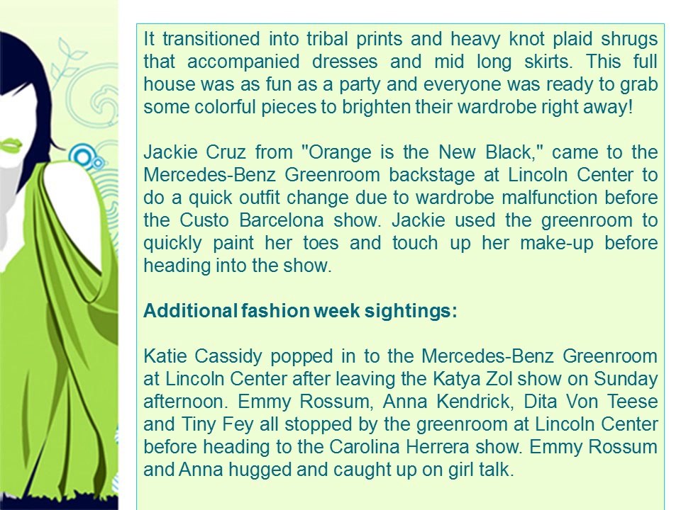 Newport International Group Runway, on the scene: Custo Barcelona Fall 2014 presentation