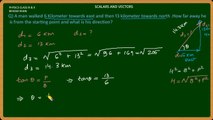 Lecture 013 Scalars and Vectors -Numerical 4 Physics in urdu free Tutorial Class IX