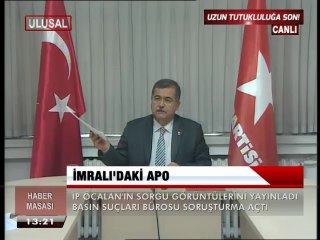 ÖCALAN'IN SORGU GÖRÜNTÜLERİNE SORUŞTURMA !