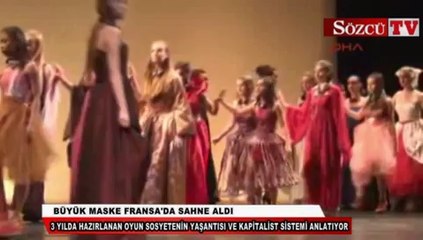 'Büyük Maske' sahne aldı
