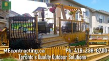 Cedar deck with pergola