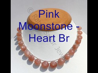 Pink Moon Stone Gemstone Beads
