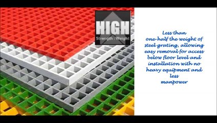 why to go for Molded Fiberglass Grating