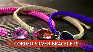 Stylish friendship bracelets with silver from ELF925