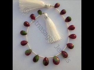 Ruby Zoisite Gemstone Beads