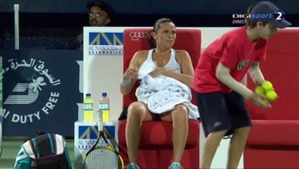 Sorana Cirstea - Roberta Vinci (Dubai 2014 - Turul I) Set 1