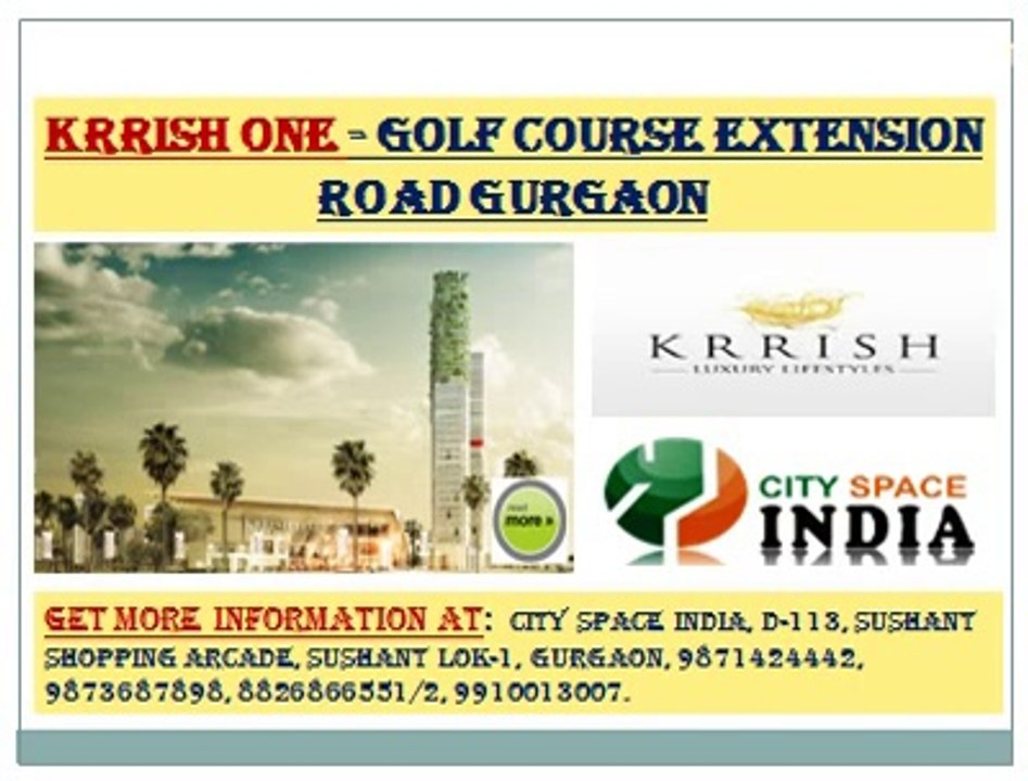 krrish one gurgaon sector 66//9871424442//soft launch upcoming projects