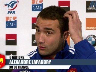Avant match Galles-France - Debaty-Lapandry - RBS 6 Nations 2014