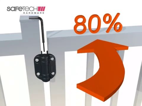 Gate hinges from Safetech Hardware