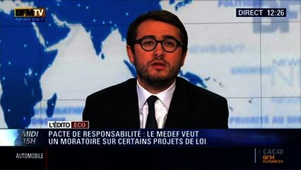 Download Video: L'Édito éco d'Emmanuel Duteil: Pacte de responsabilité: Le Medef veut 