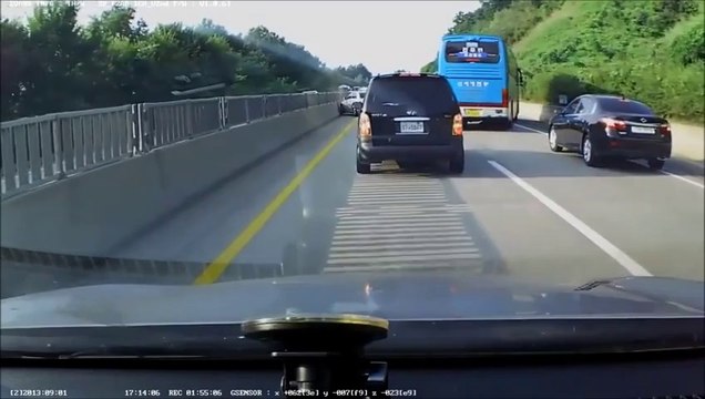 Compilation d'accidents de bus. Bien violent...