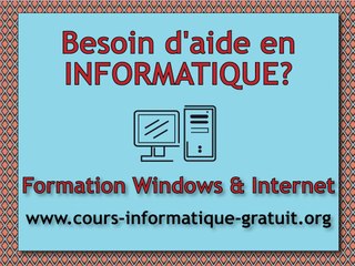 Apprendre à utiliser le logiciel Internet Explorer - Cours Formation Windows XP Français - 6.4 b