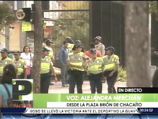 Reportan fuerte despliegue de la GNB y PNB en Chacaíto