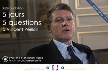 Quelles seront les nouvelles étapes de la refondation de l'école en 2014 ? 5J5Q avec Vincent Peillon, ep1