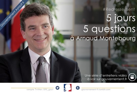 Comment s’organise le redressement productif au quotidien? 5J5Q avec Arnaud Montebourg, ep2