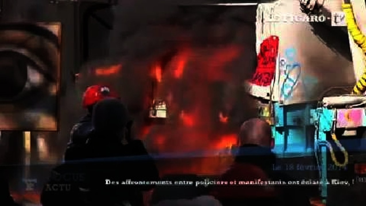 Ukraine : de violents heurts éclatent entre manifestants et policiers