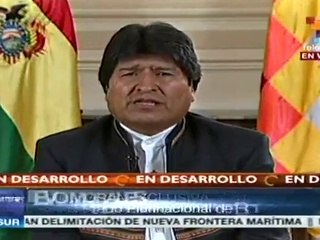 Apoyo internacional evidencia que Venezuela no está solo: pdte. Evo