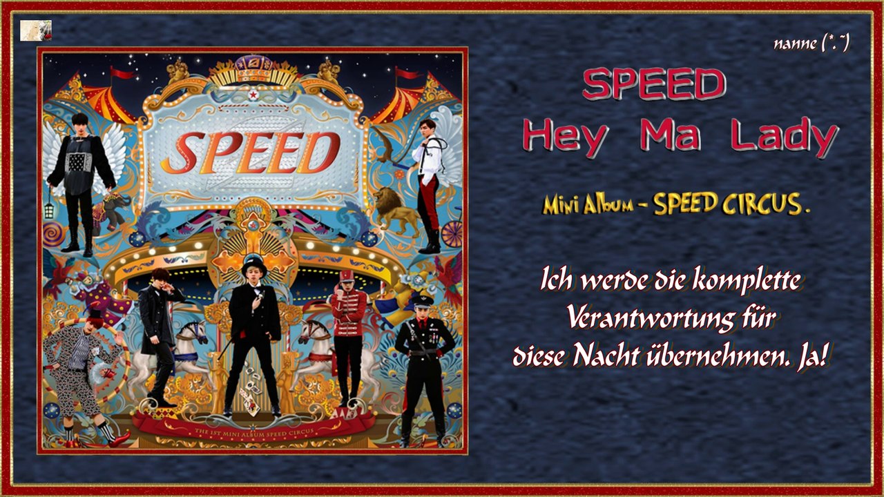 SPEED - Hey Ma Lady k-pop [german sub]