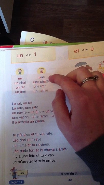 Léo et Léa, page 42,  1 ère partie