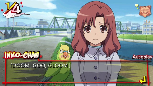 Toradora Portable Walkthrough part 19 Yuri-Sensei End [HD 1080p] (PSP)