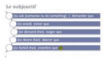 Learn French #Unit 10 #Lesson F = Le subjonctif pour les conseils, les désirs et les ordres