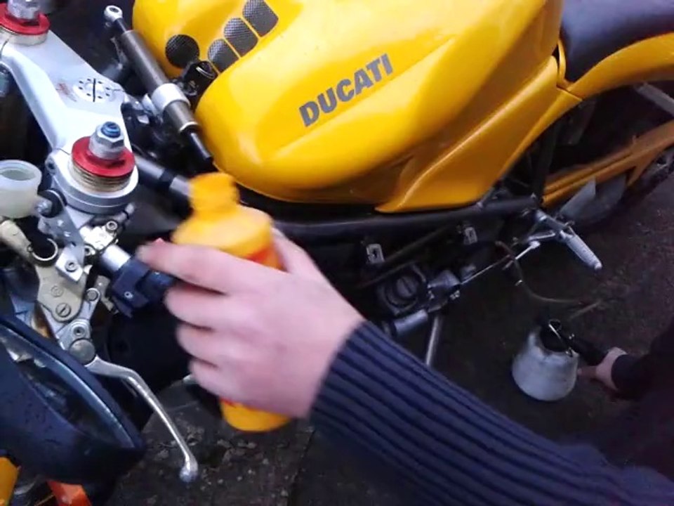 vidange remplissage purge  mc embrayage en temps réel