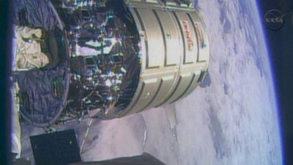 Cygnus spacecraft leaves International Space Station