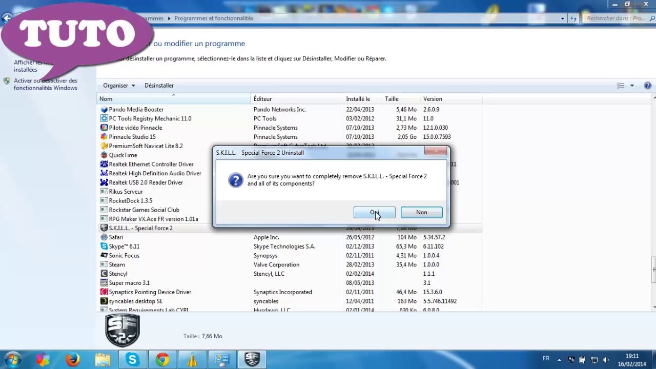 │Tuto│Comment supprimer un logiciel sur windows 7