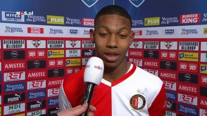 10-02-2013 Jean-Paul Boëtius na Feyenoord - AZ