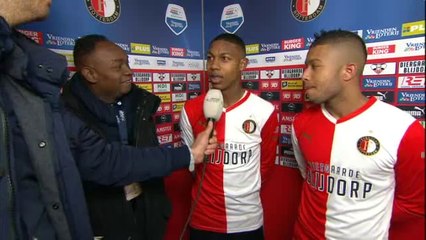 10-02-2013 Boëtius en Vilhena na Feyenoord - AZ