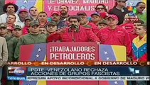 El pueblo nos acompaña en esta lucha contra grupos violentos: Maduro
