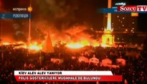 Kiev alev alev yanıyor