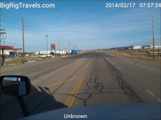 11 BigRigSteve's trip morning  (and a bit of the afternoon)   on the 2014/02/17  recorded  of "Sidney,NE" over "Elk Mountain,WY" to "Salt Lake City, UT"