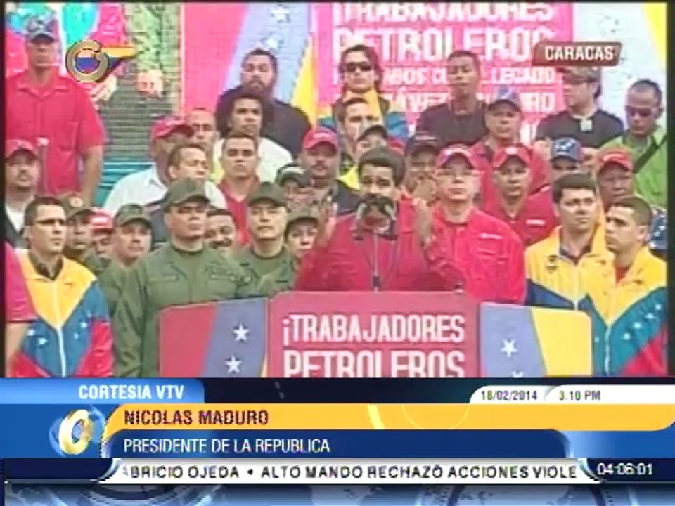 Maduro: Cabello "manejando su carro está llevando a una cárcel fuera de Caracas a Leopoldo López"