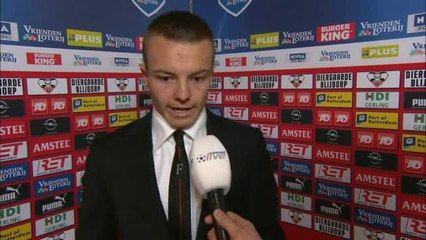 24-02-2013 Jordy Clasie na Feyenoord - PSV