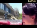 Crazy Marriage Proposal - Guy falls off building!!