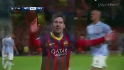 Manchester City - FC Barcelona 0:2 All Goals (18.02.2014)